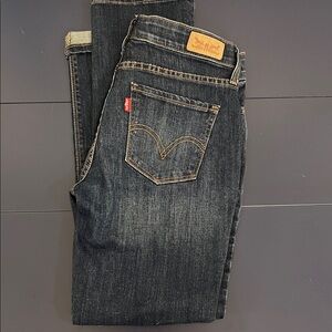 Levi's Dark Blue 525 Straight Leg Jeans Sz 6